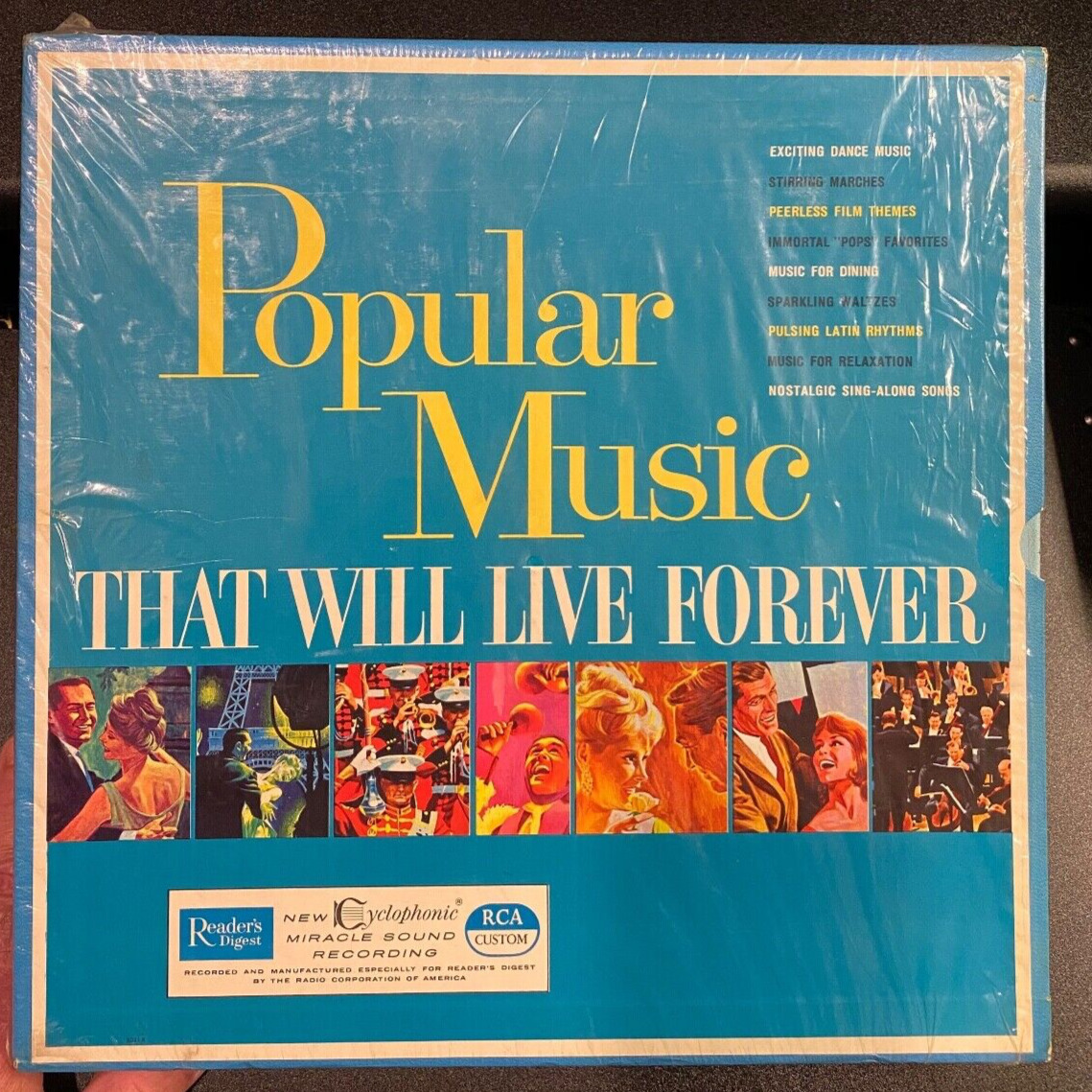 Popular Music That Will Live Forever 10 LP Box Set 1961 Reader's Digest