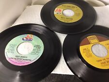 Lot vintage 45's R&B good cond Stevie Wonder Billy Preston Barry White Orchestra picture