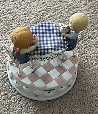 Enesco Music Box In The Good Old Summertime Kids Eating Ice Cream Vintage picture