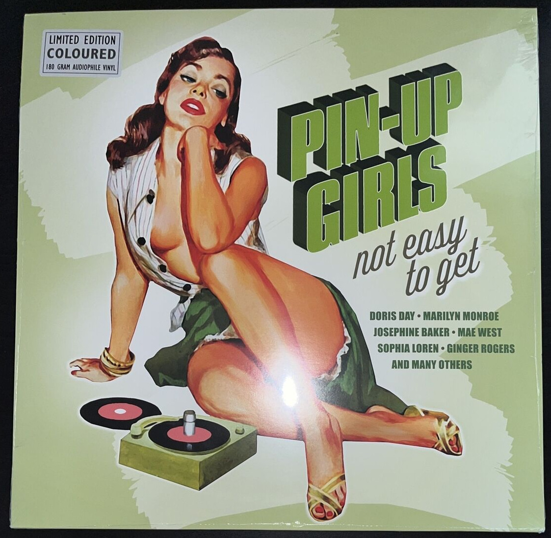 PIN UP GIRLS NOT EASY TO GET PINK VINYL LP LIMITED EDITION IMPORT  SEALED MINT