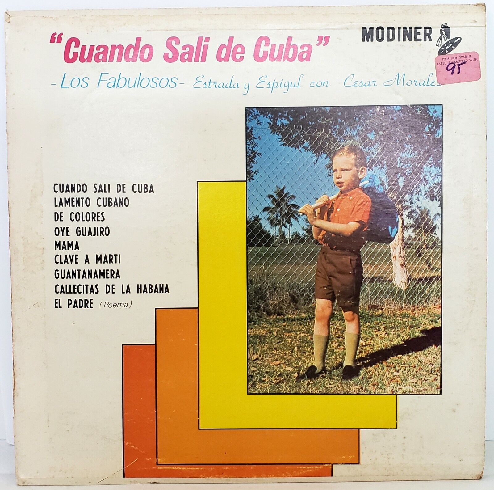 Vintage. Los Fabulosos - Estrada y Espigul –Cuando Sali De Cuba. MINT CONDITION.