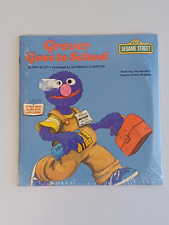Sesame Street GROVER GOES TO SCHOOL Vintage Book & Record Set NOS picture