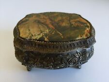 Vintage Victorian Metal Music Box Made in Japan WORKS picture