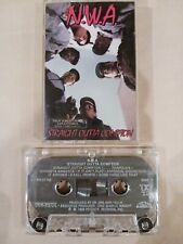 Vintage 1988 NWA Straight Outta Compton cassette tape Original Ruthless Eazy E picture