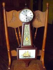 Vintage Herschede Cincinnati Ohio Banjo Clock Model 160 w/Key - wound tight ? picture