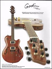 Godin Montreal 2 Voice Acoustic-Electric Guitar ad 2004 advertisement print picture