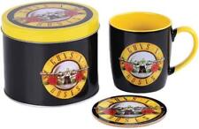 Guns N' Roses Mug and Coaster Gift Tin Set Official Bullet Logo GNR Tea Coffee picture