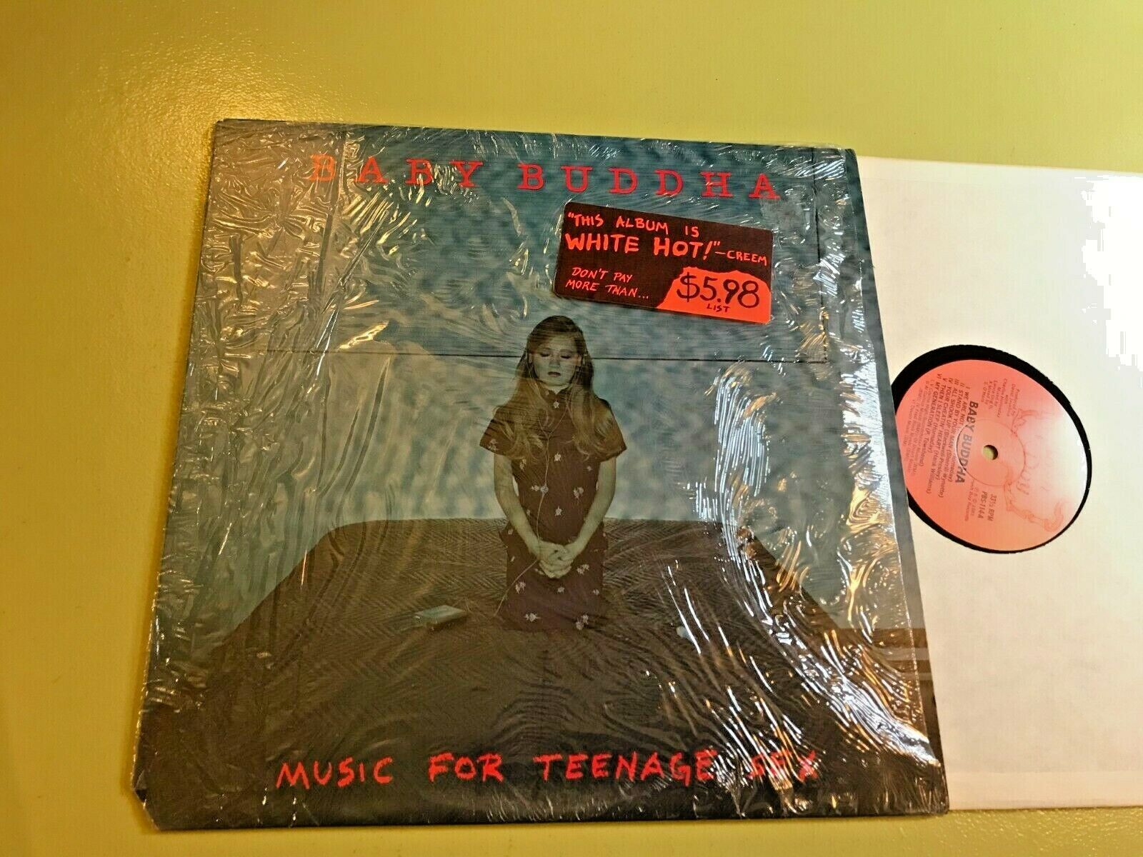 BABY BUDDHA MUSIC FOR TEENAGE SEX LP \'81 los microwaves synth punk w/shrink rare