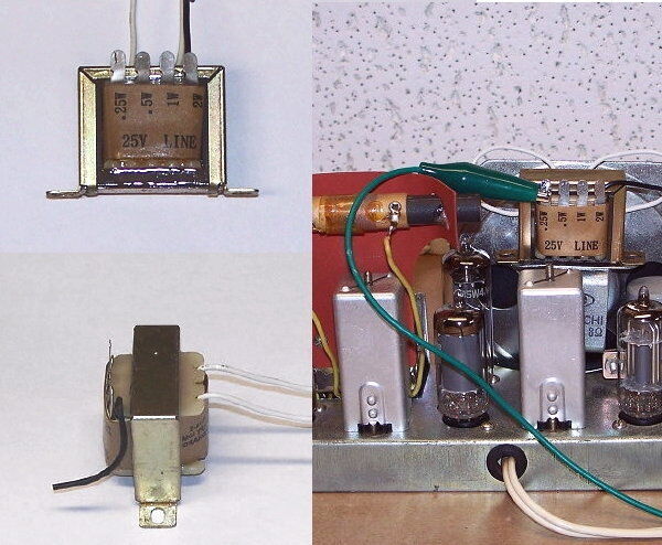 LOW-COST audio Output Transformer vintage AA5 vacuum tube radio - amplifier kit