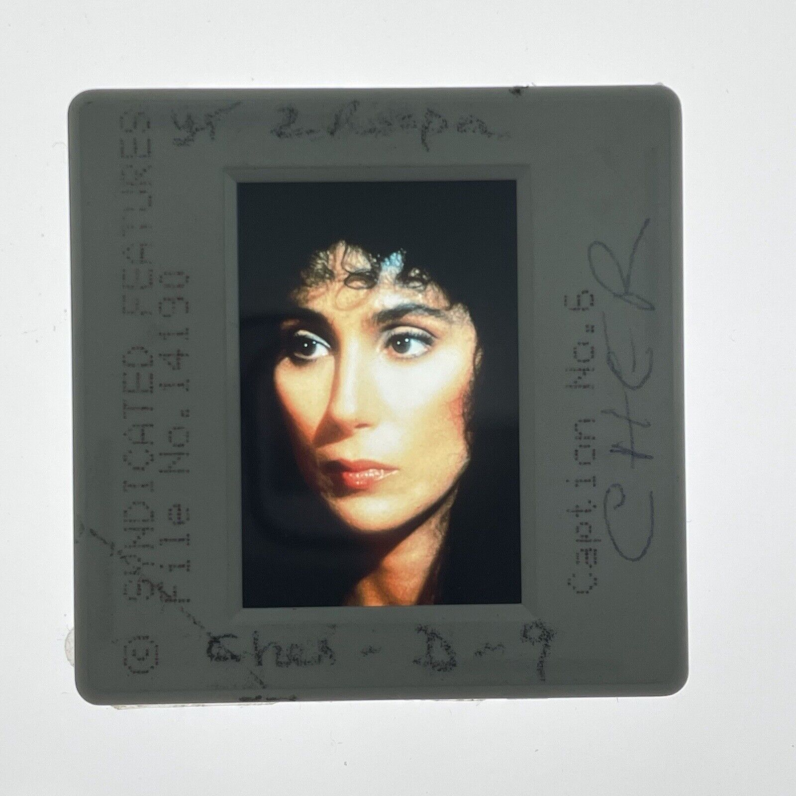 Vintage 35mm Slide S12703 American  Singer Actress Cher