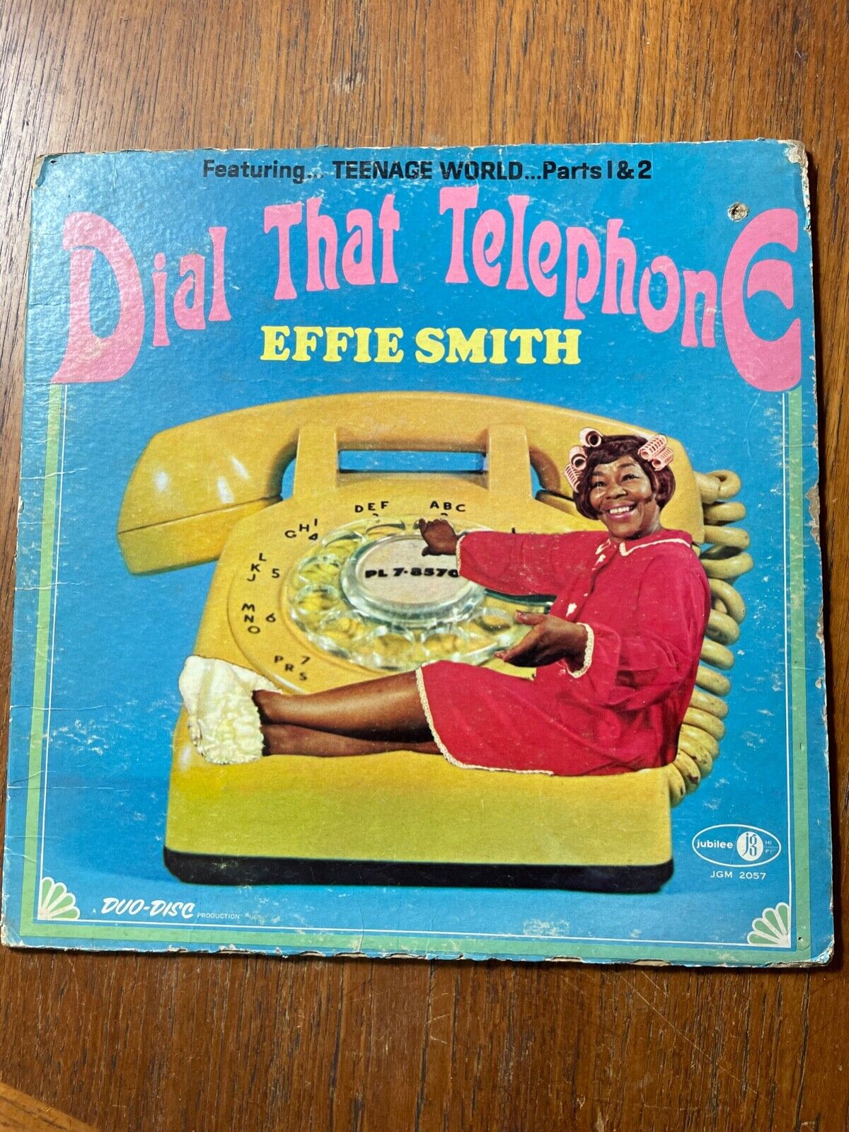 EFFIE SMITH Dial That Telephone LP Vinyl Vintage Funk / Comedy Good condition