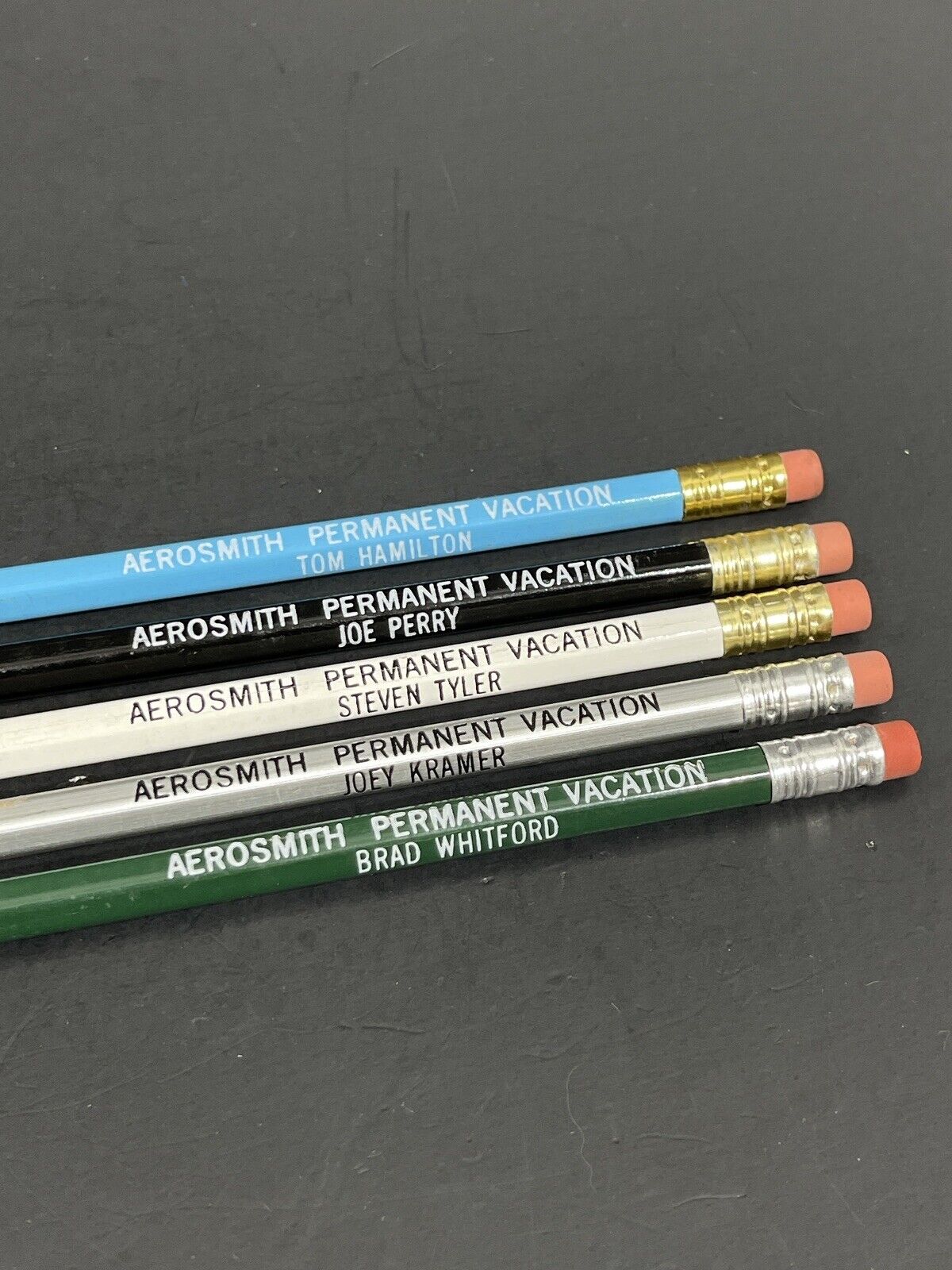 Vintage AEROSMITH Permanent Vacation Super Rare PROMO Pencil Set \