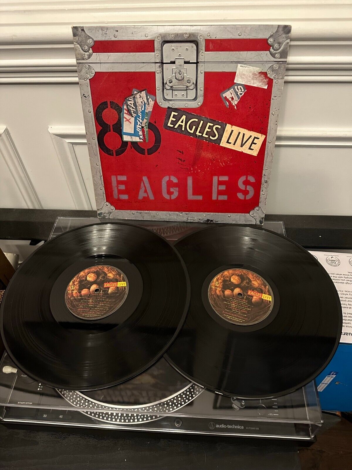 Eagles Eagles Live Vinyl Record GR 2 records 1980