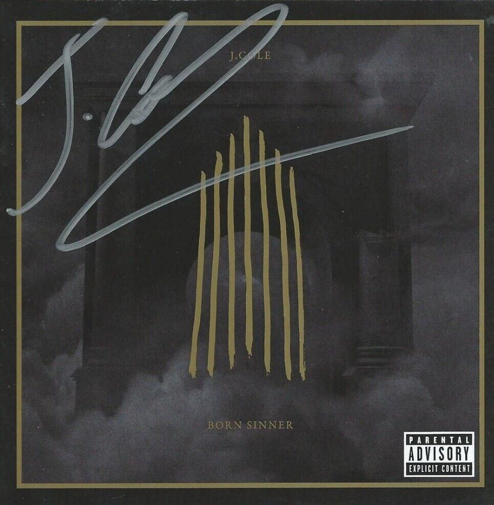 J.Cole* - Born Sinner Vinyl, LP, Album, Limited Edition, Autographed 08/04/2017