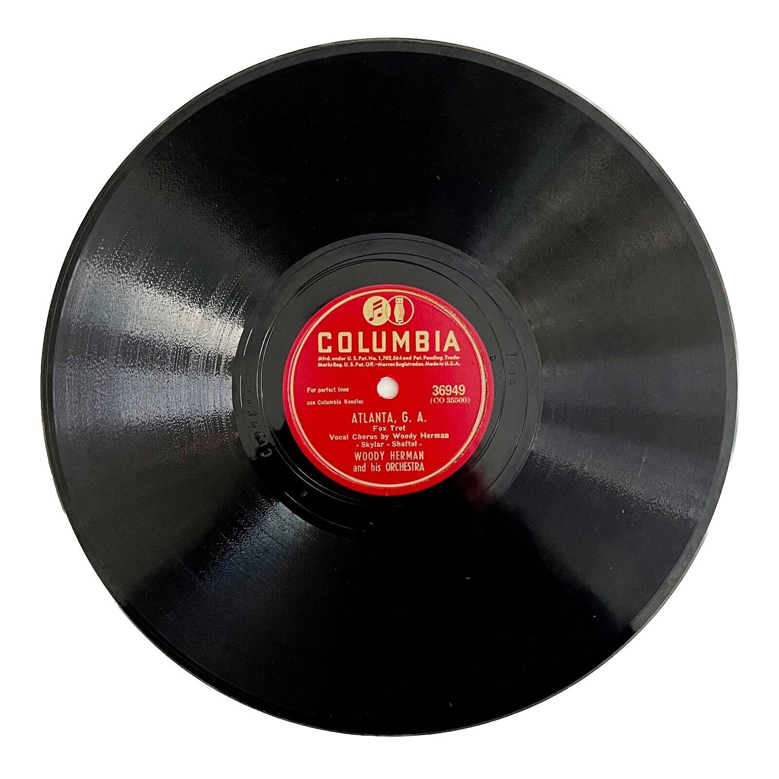 Woody Herman Fox Trot 78 Record WW2 1946 10\