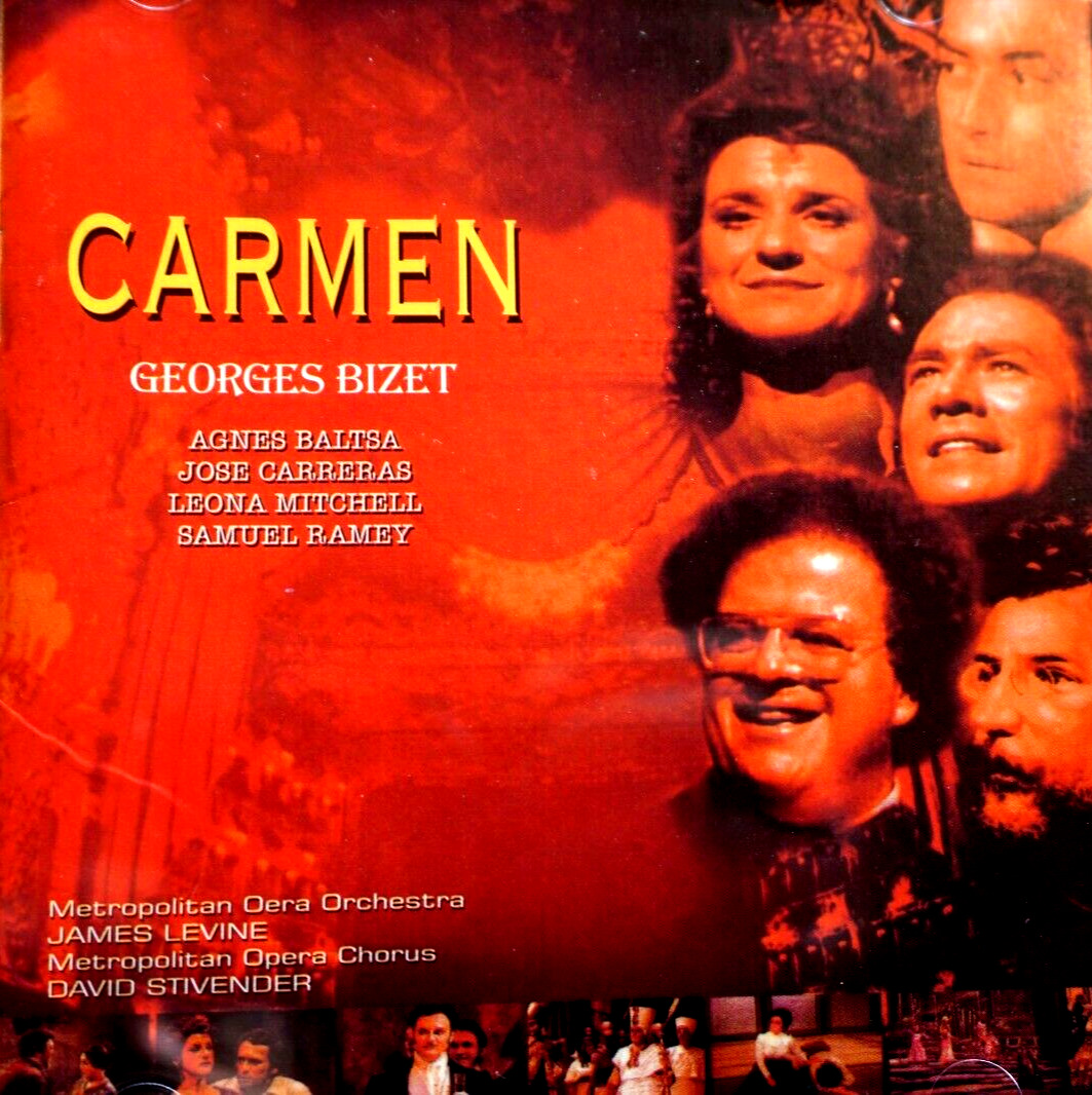 Carmen - Georges Bizet, Metropolitan Oera Orchestra, Levine, 2 CD Set - CD, VG