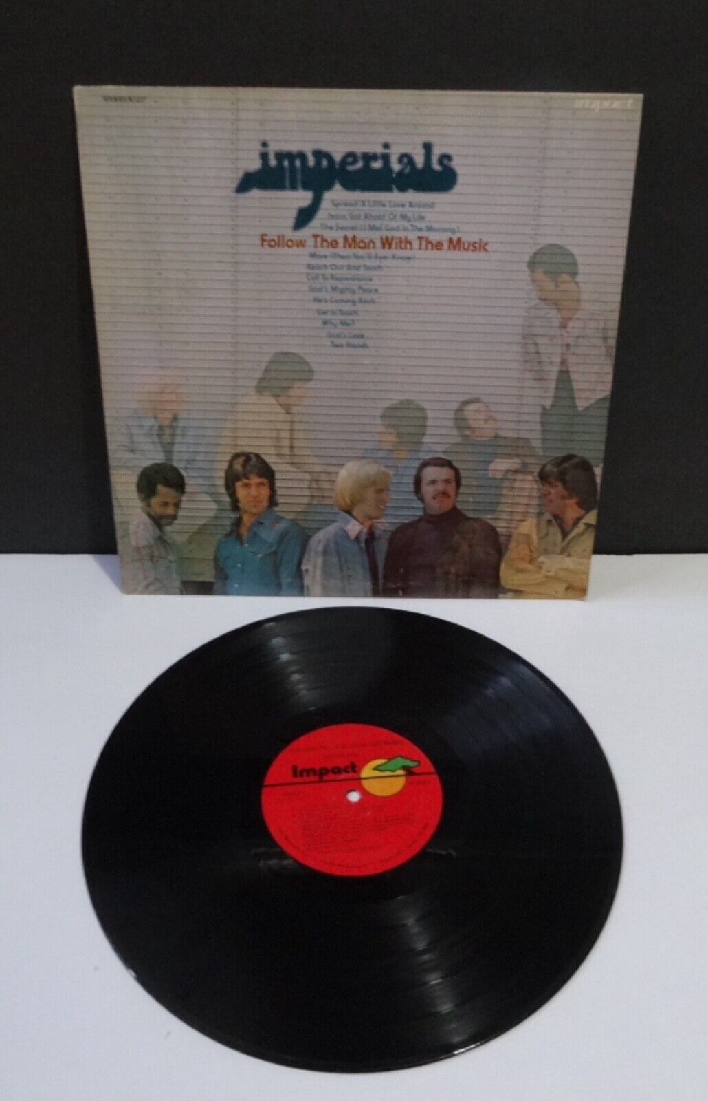 IMPERIALS   Follow the Man With the Music Impact Lp 1974
