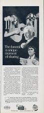 1973 Clark Grave Vault How To Plan Funeral Moment Of Sharing Guitar Print Ad SP6 picture