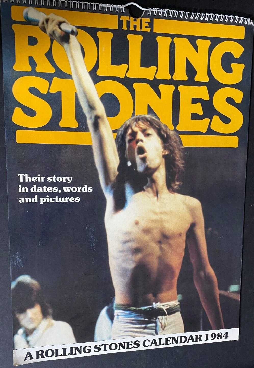 The Rolling Stones 1984 Calendar  12x18\