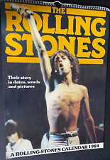 The Rolling Stones 1984 Calendar  12x18
