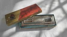 ORIGINAL Wehrmacht  WWII 1936 GERMAN OLYMPIC GAMES SOLDIERS HARMONICA - OLYMPIA picture