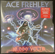 ACE FREHLEY 10,000 VOLTS RED TRASNPARENT VINYL LP 180 LIMITED IMPORT SEALED MINT picture