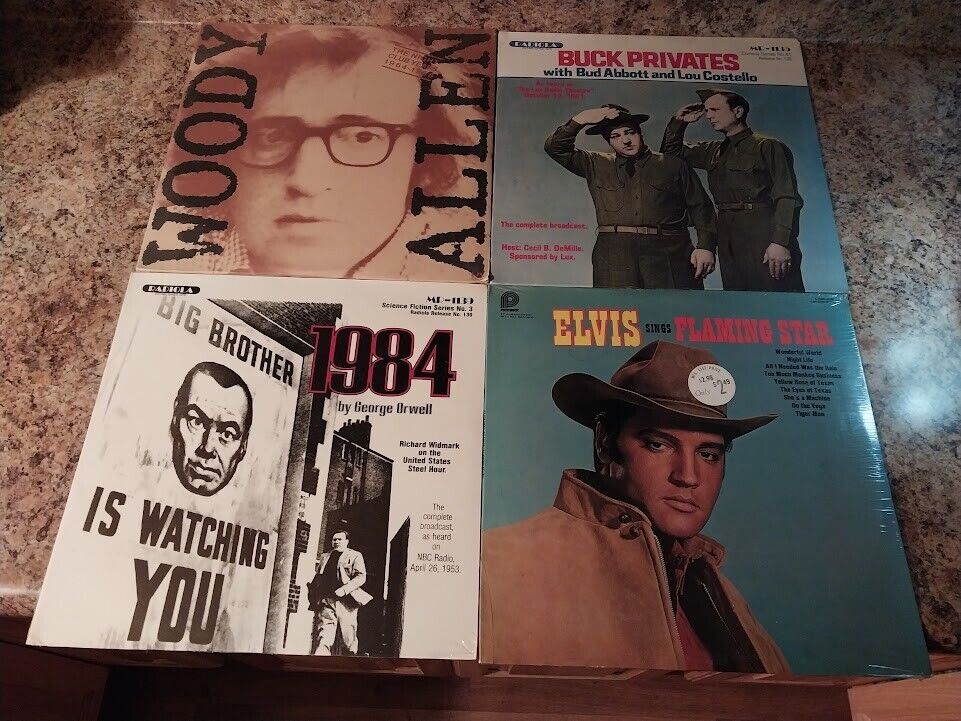 Lot of 8 Sealed Vintage Vinyl Records
