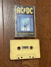Vintage Vtg AC/DC WHO MADE WHO CASSETTE Tape picture