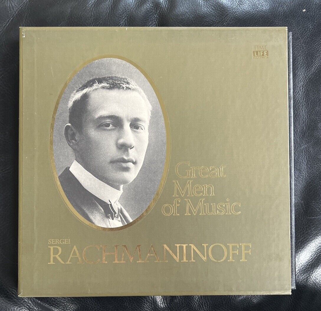 Rachmaninoff Great Men Of Music 4 LPs Vinyl Record Box Set Music Rare Vintage