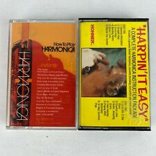 Harmonica Playing Instruction Cassette 2 Tape Lot #1 picture