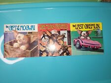 Vintage 1980s Gremlins Book & Record Lot Books 1 4 5 picture