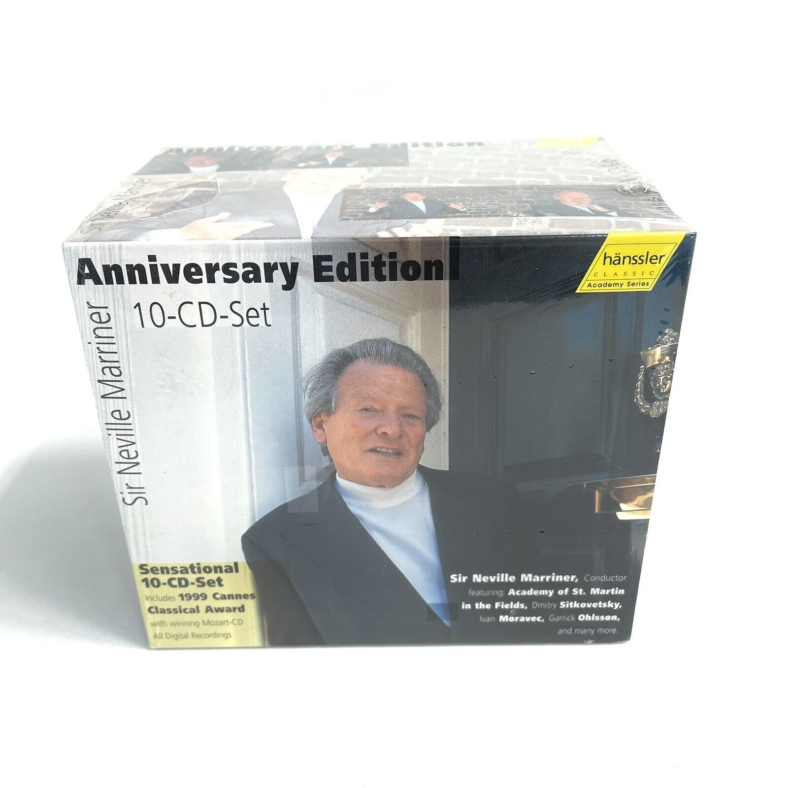 Sir Neville Marriner: Anniversary Edition CD, Mar-1999, 10 Discs, New Hassler