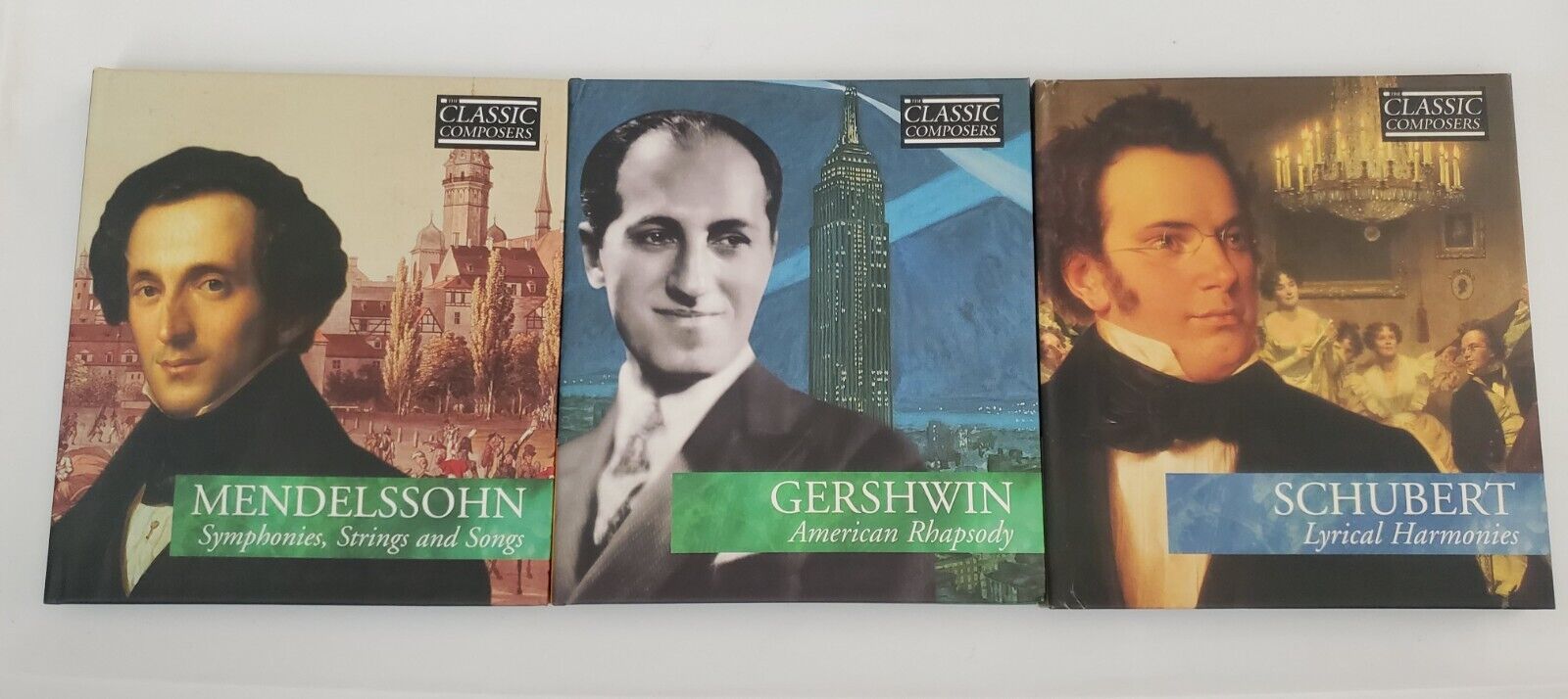The Classic Composer 3 Disc Box Mendelssohn Schubert Gershwin