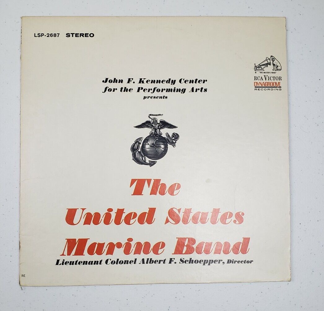 The United States Marine Band Vintage Vinyl Record RCA 1964