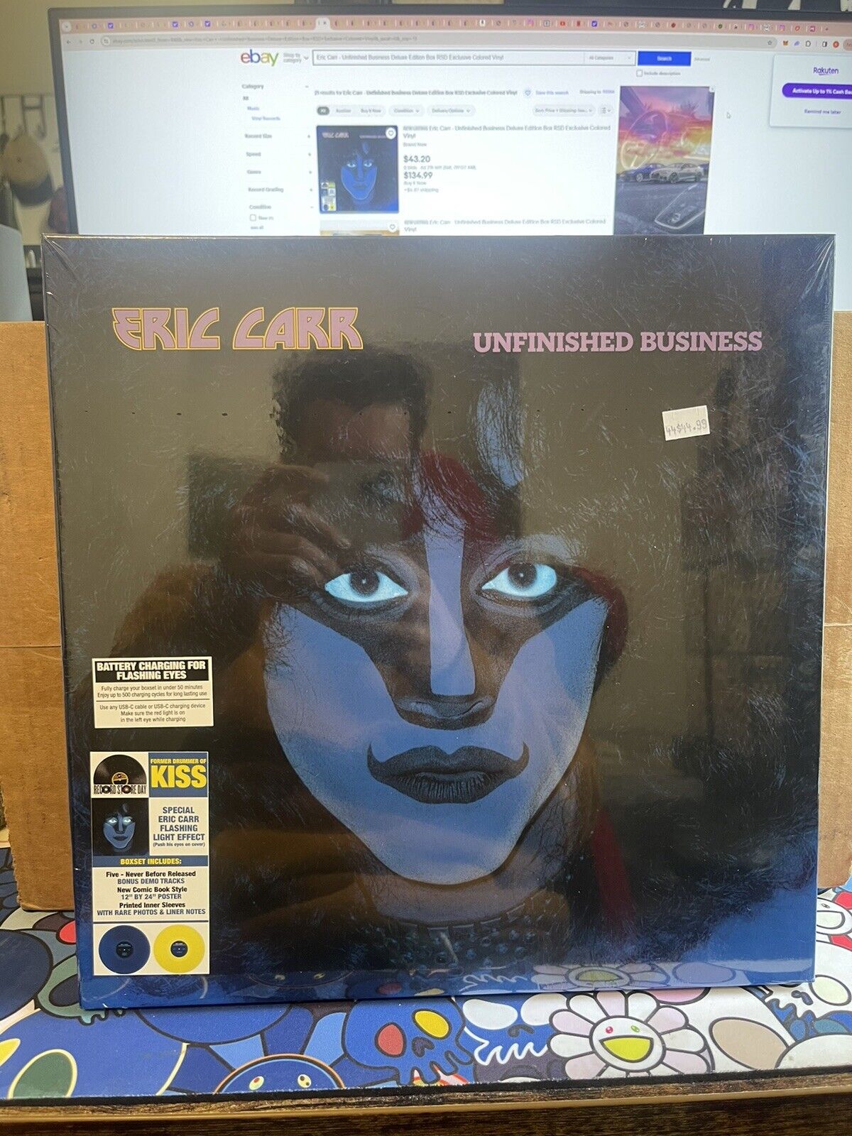 Eric Carr - Unfinished Business Deluxe Edition Box RSD Exclusive Colored Vinyl