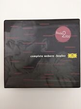 Complete Webern: Boulez 6-cd box set 1995-2000-Deutsche Gramophone READ picture