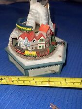 Vintage 1981 Enesco “It’s A Small World”Music Box moving train. picture