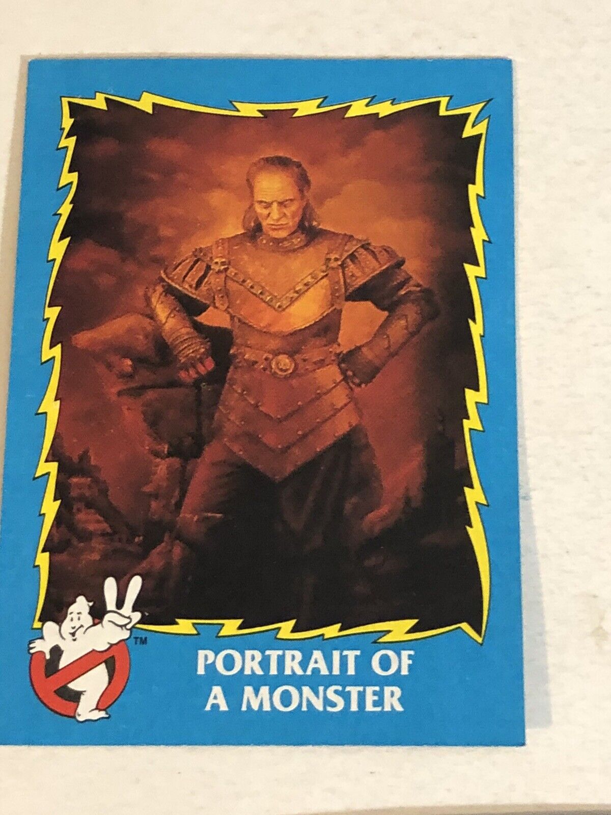 Ghostbusters 2 Vintage Trading Card #16 Portrait Of A Monster