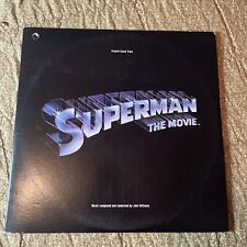 1978 Warner Bros DC Comics Superman Movie Soundtrack Vinyl Record Double Album picture