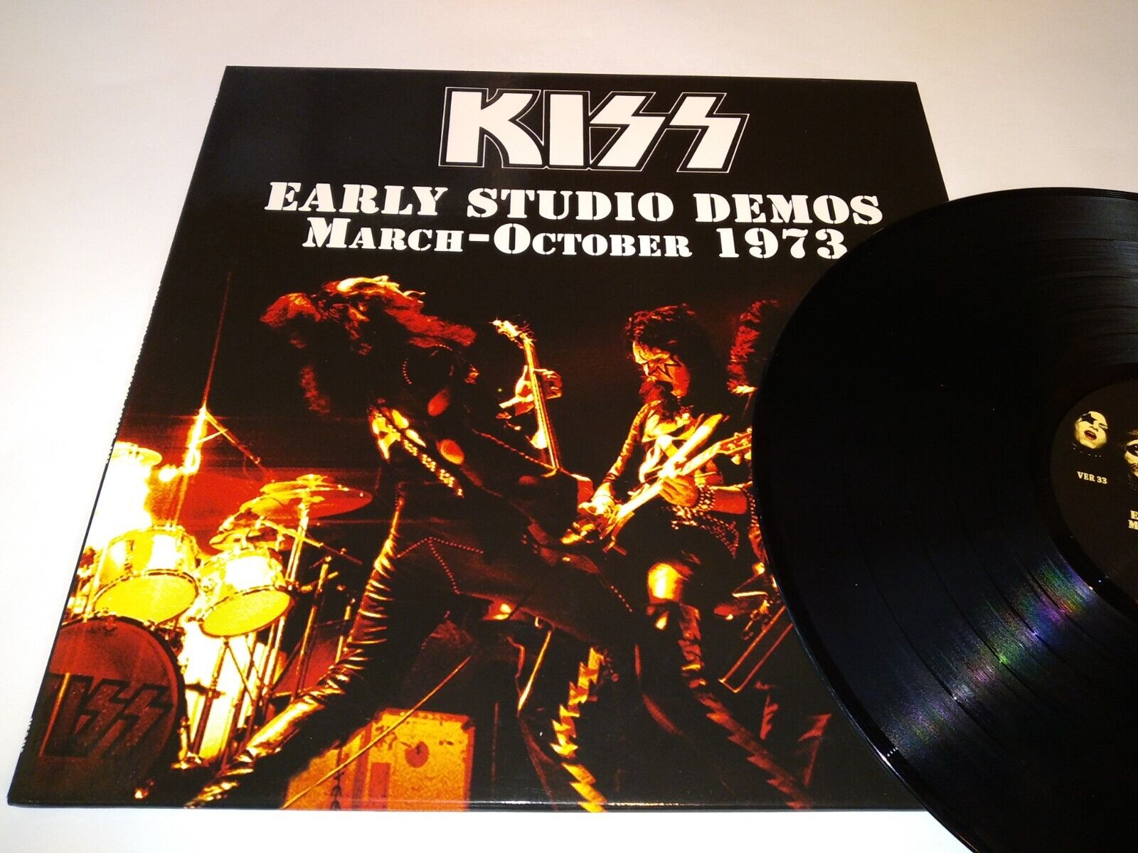 KISS EARLY DEMOS 1973 LP RARE VINYL ALBUM HARD ROCK GENE SIMMONS V061