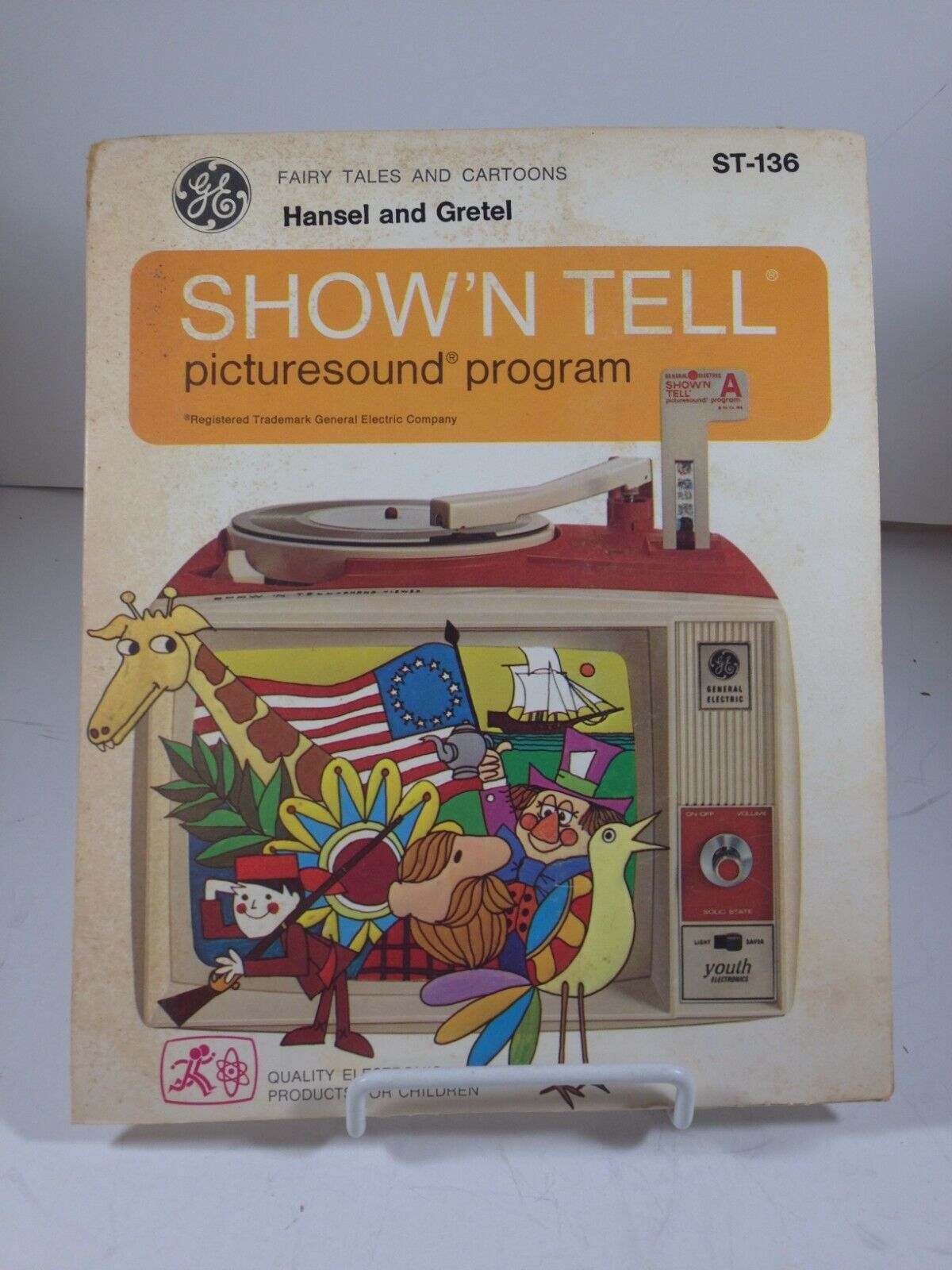 Vintage GE Hansel and Gretel Show n Tell Record Filmstrip PictureSound