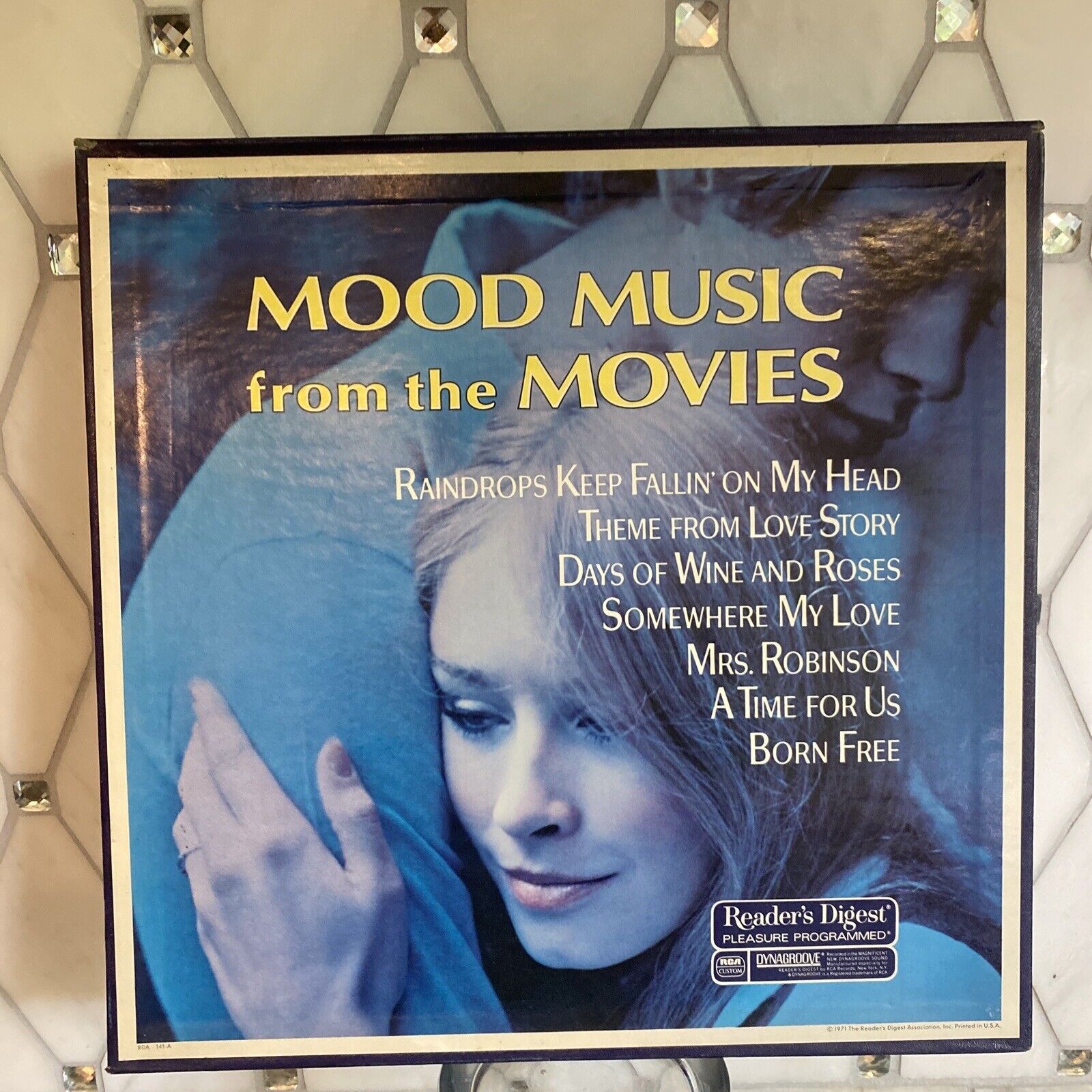 READER\'S DIGEST MOOD MUSIC FROM THE MOVIES; 6 LP Record Box Set;1971- Vtg