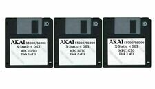 Akai S5000 / S6000 Three Floppy Disks X-Static 4 063 MPC1050 picture
