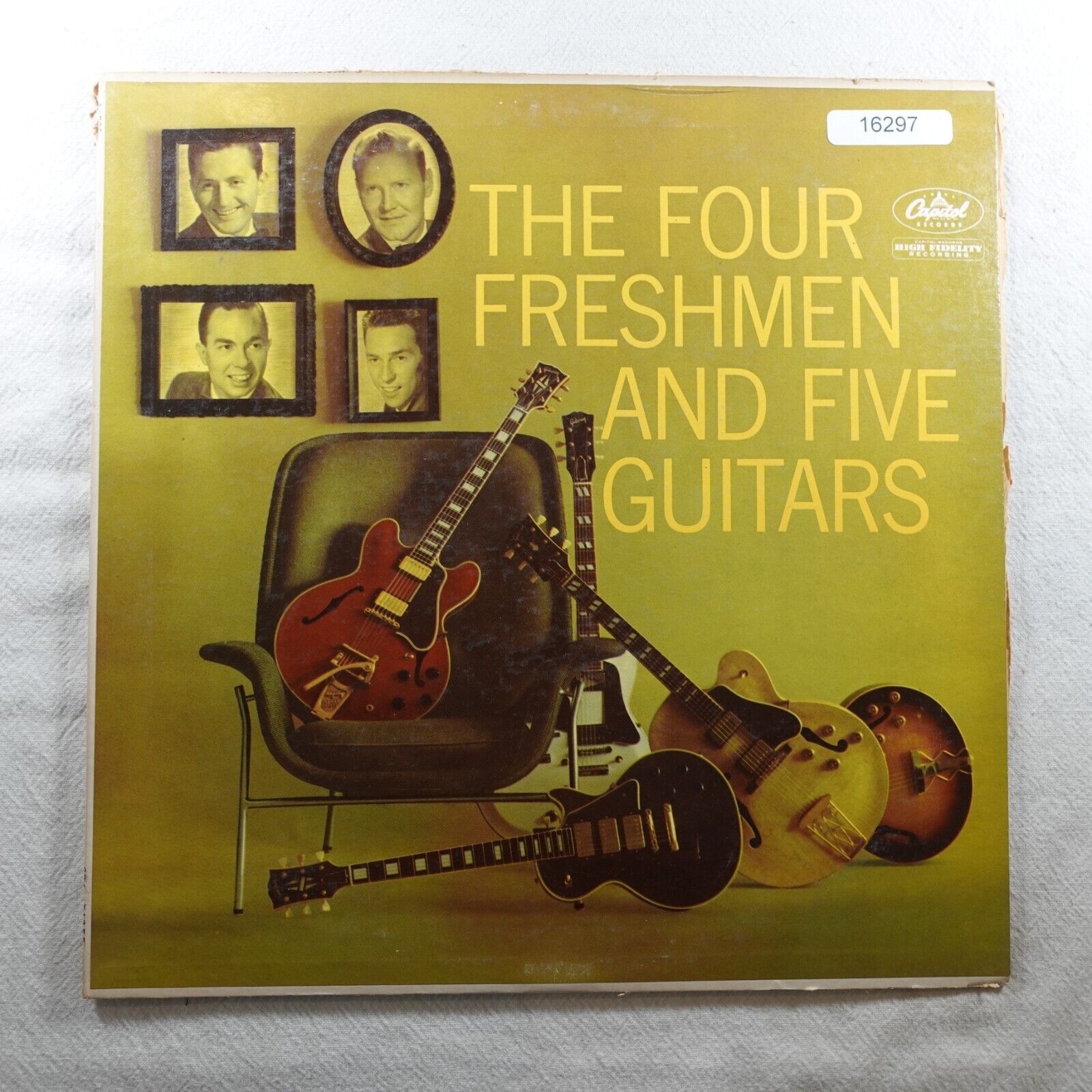 Jack Marshall Four Freshmen And Five Guitars   Record Album Vinyl LP