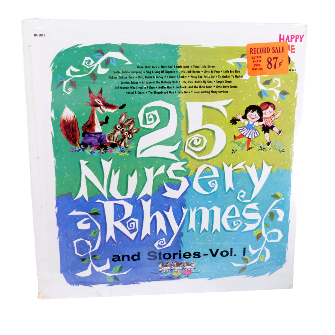 VTG Happy Time Records Vinyl LP 25 Nursery Rhymes & Stories Volume 1 HT-1011 New