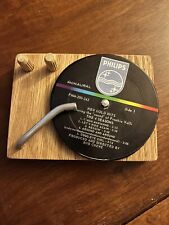 Drink Coaster SET Wood and Vinyl Record Labels Assorted NEW Handmade SHIPS FREE picture