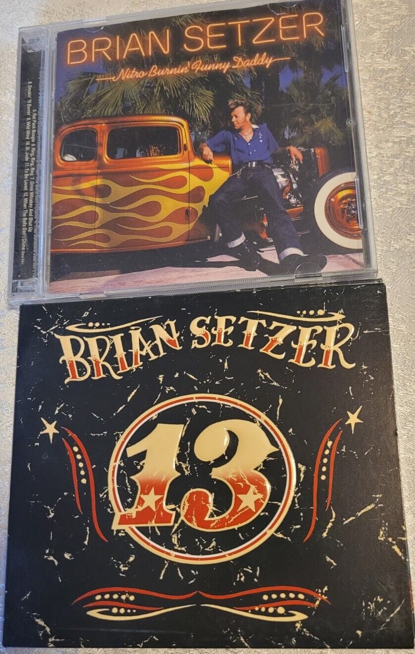BRIAN SETZER - 2 CD Lot