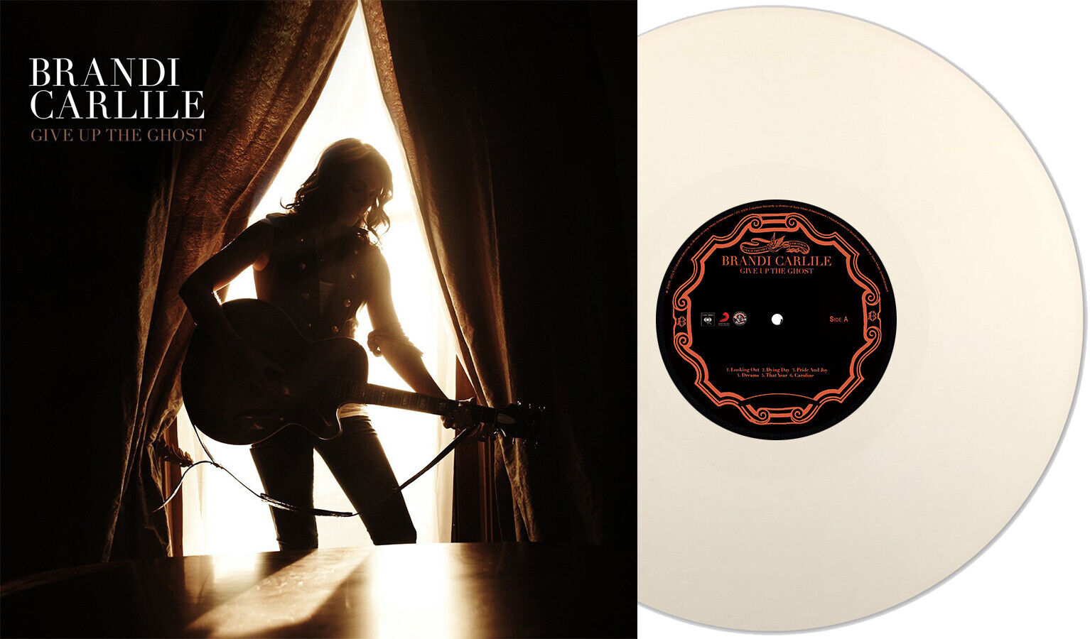 Brandi Carlile - Give Up the Ghost BONE COLORED Vinyl LP x/500 SEALED