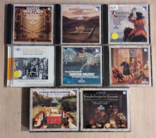 Archiv 8 Classical CD Lot Bach Telemann Handel Pinnock Gardiner Goebel picture