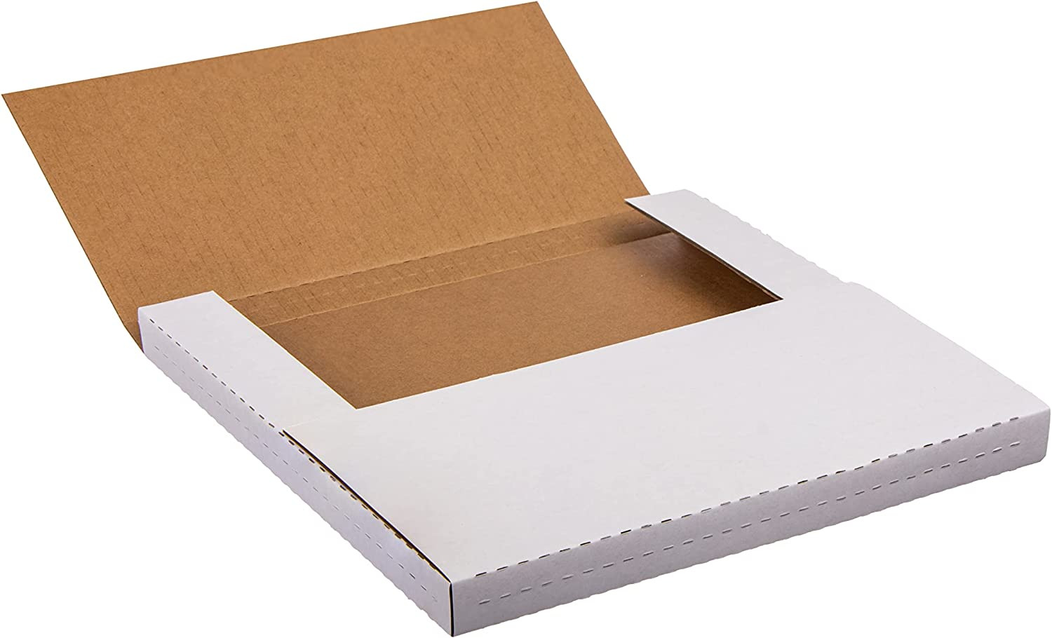 12.5″L X 12.5″W X 1″H Vinyl Records Shipping Boxes, Adjustable Height Corrugated